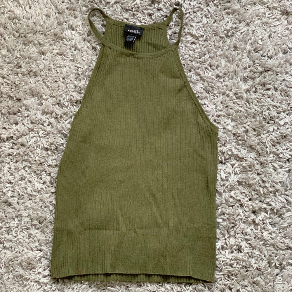 High neck tank top